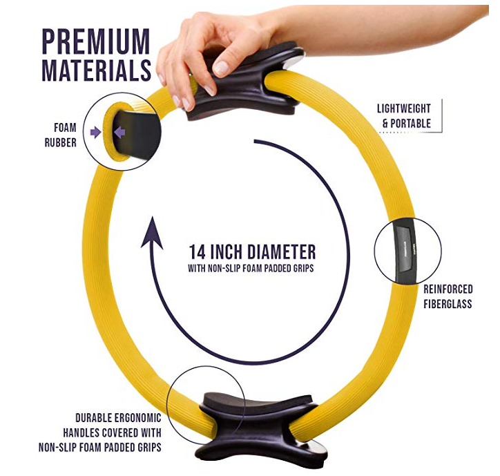 Pilates Ring w/Fitness Carrying Bag